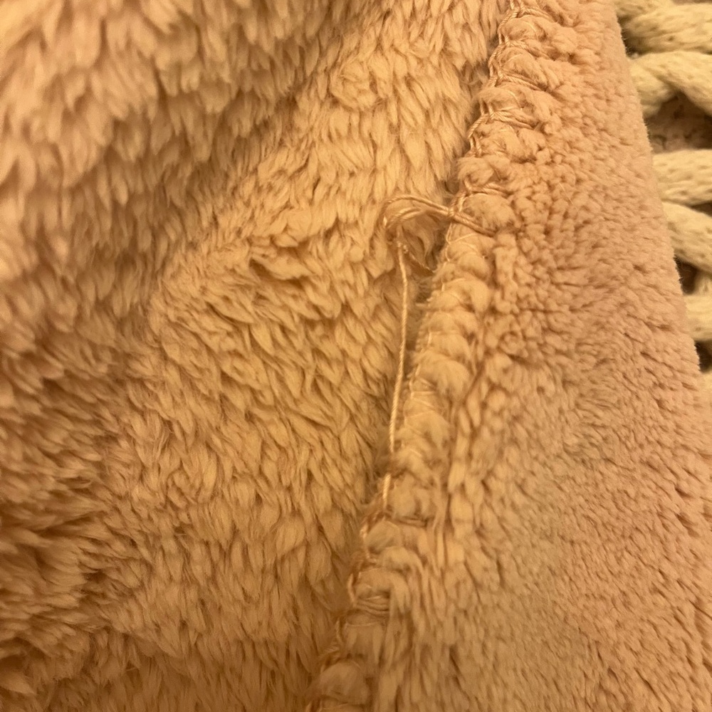 UGG Plush Throw Blanket, Light Pink Quartz - Picture 5 of 8